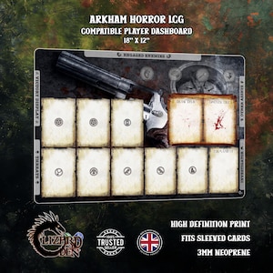 Arkham Horror Lcg kompatibles Spieler Dashboard Matte