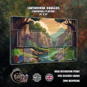 Earthborne Rangers compatible playmat
