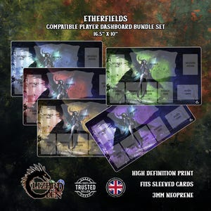 Etherfields compatible player dashboard mat set