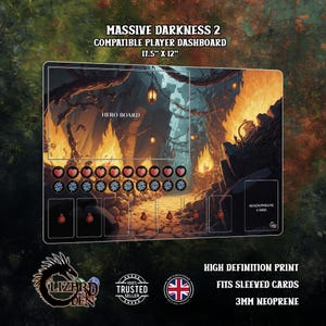 Tapis de jeu compatible avec Massive Darkness 2