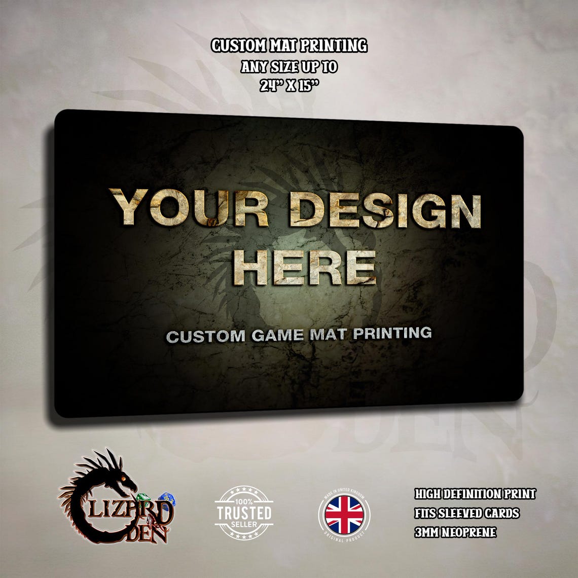 Custom Neoprene Mat — Upload Your Own Design