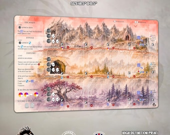 Wyrmspan Playmat - Neoprene Mat - Player Dashboard - Custom Game Mat