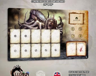 Arkham Horror LCG Player Dashboard – Neoprene Playmat