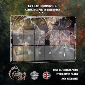 Arkham Horror LKG Custom Made Spielmatte