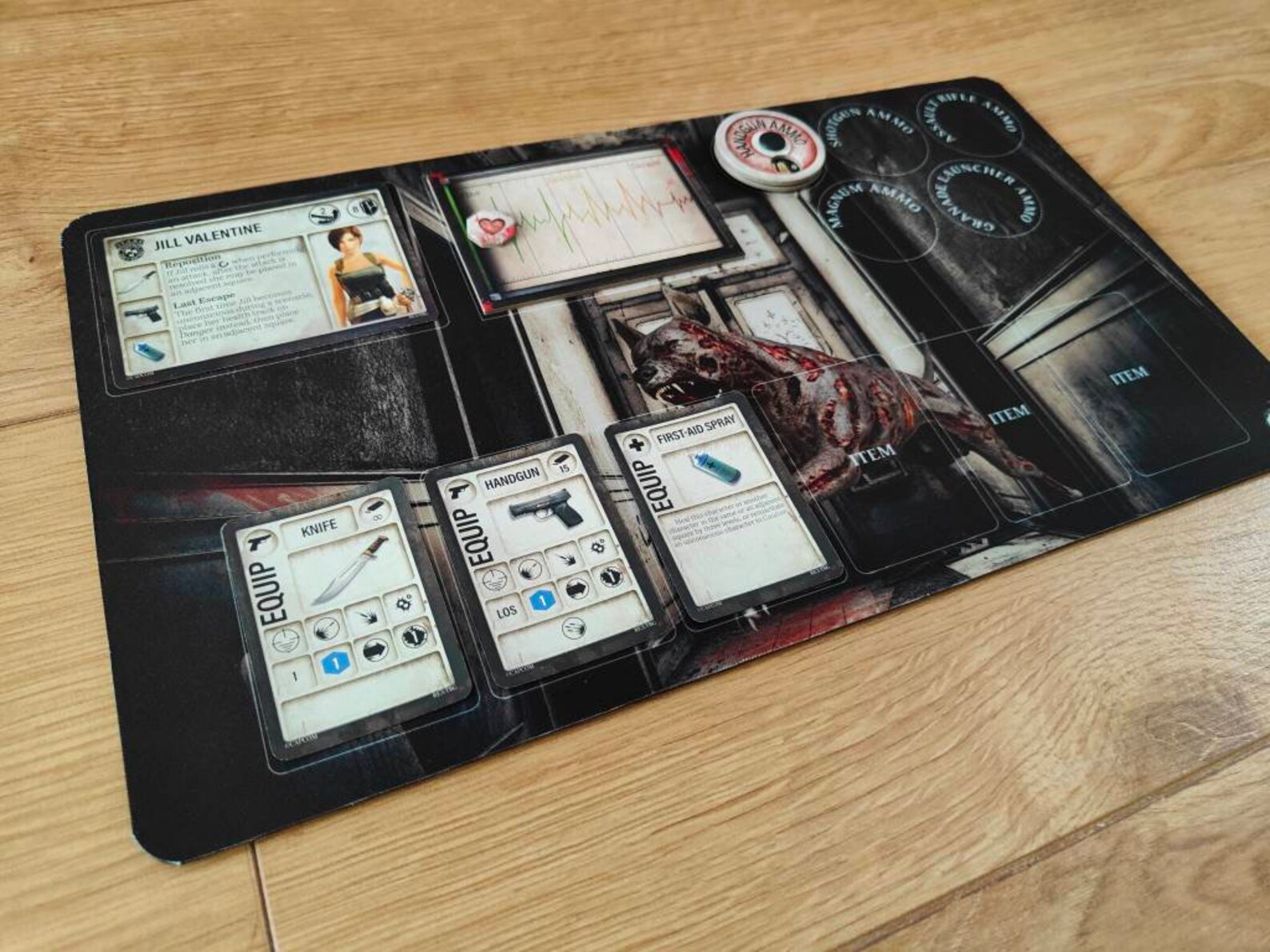 Custom game mat compatible with Resident Evil 3/2 boardgame Etsy