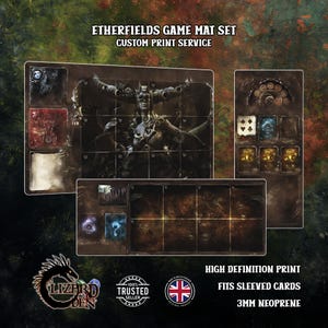 Etherfields Custom Print Service 3 mats set