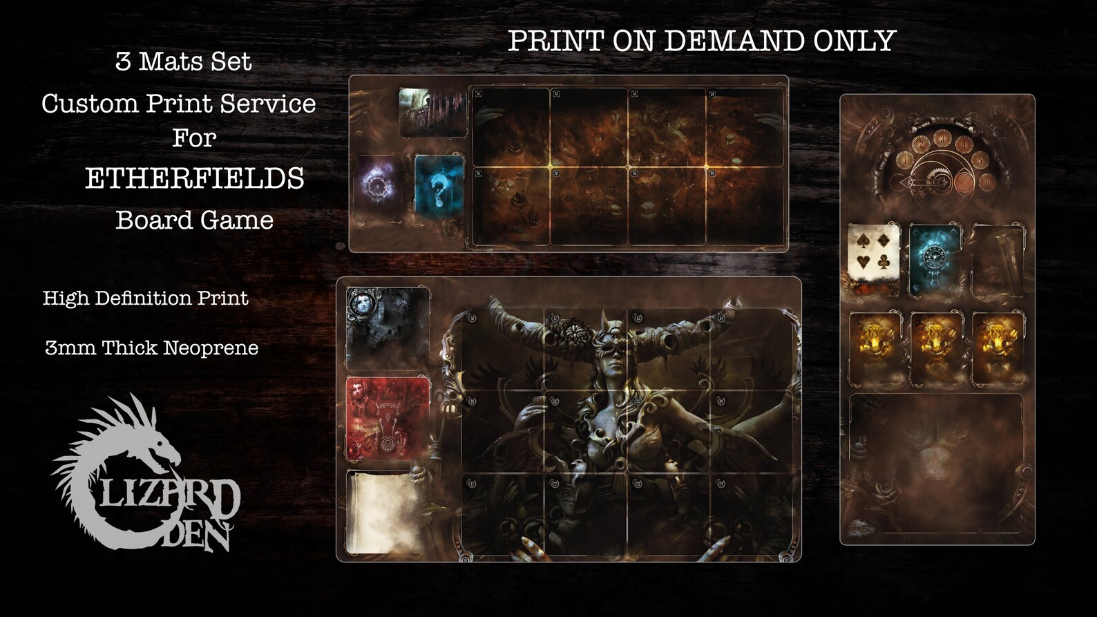 Custom Print Service for Etherfields Neoprene 3 Mats Set Etsy Singapore