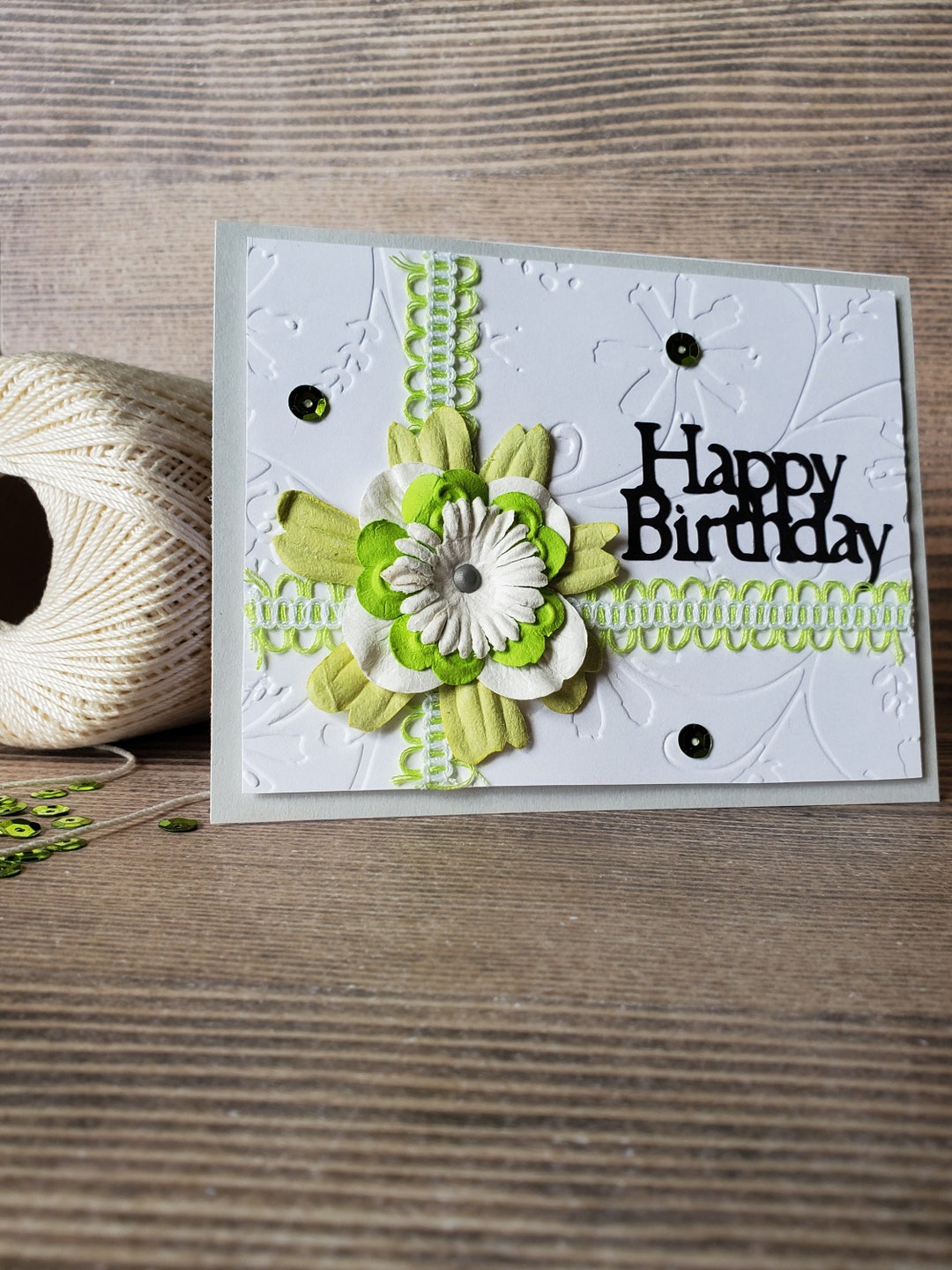 Handmade Happy Birthday Greeting Card - Etsy