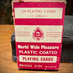 jeu de cartes à jouer vintage