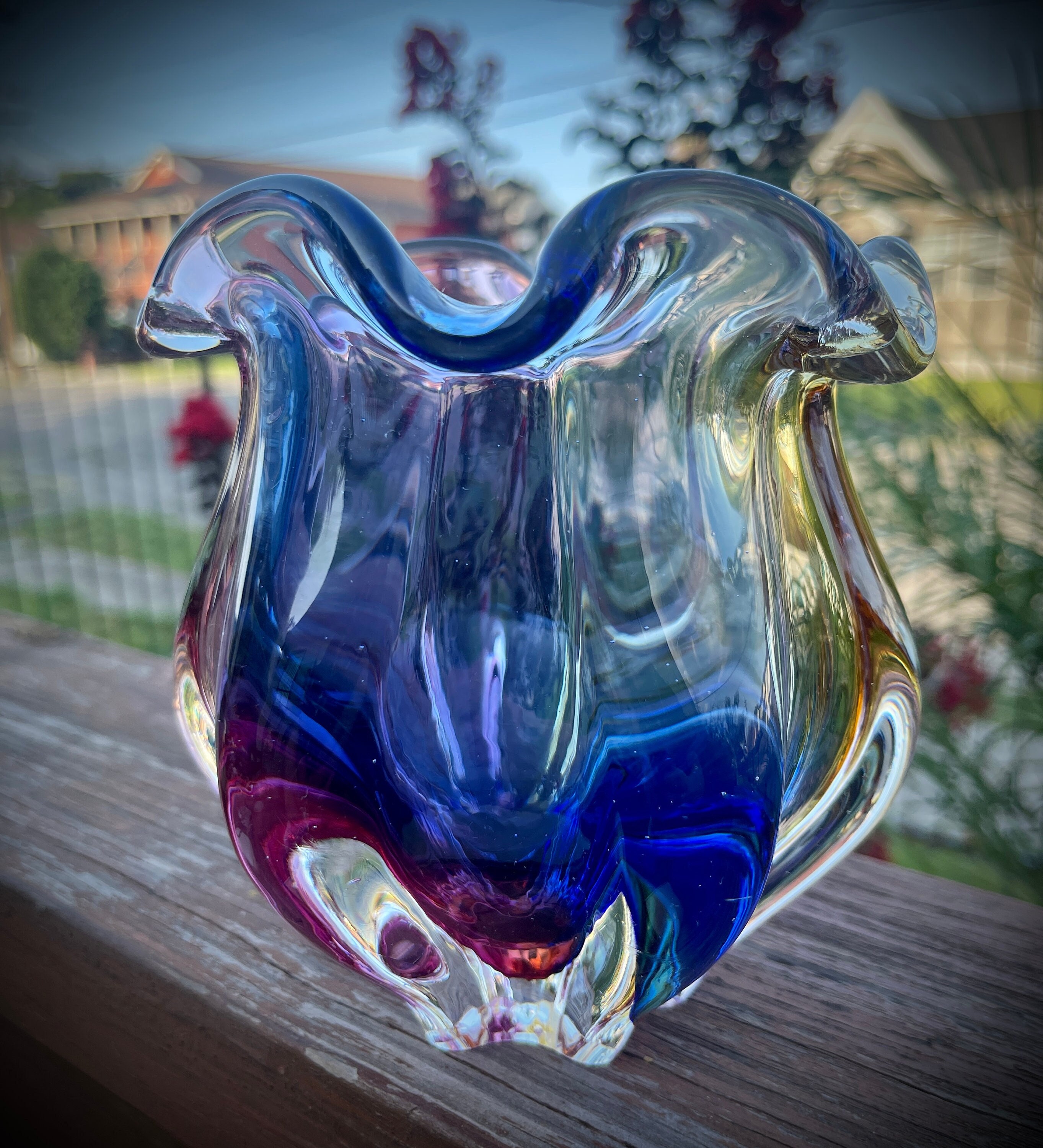 vintage glass figure ୨୧ * ガラスの リスさん vintage glass figure