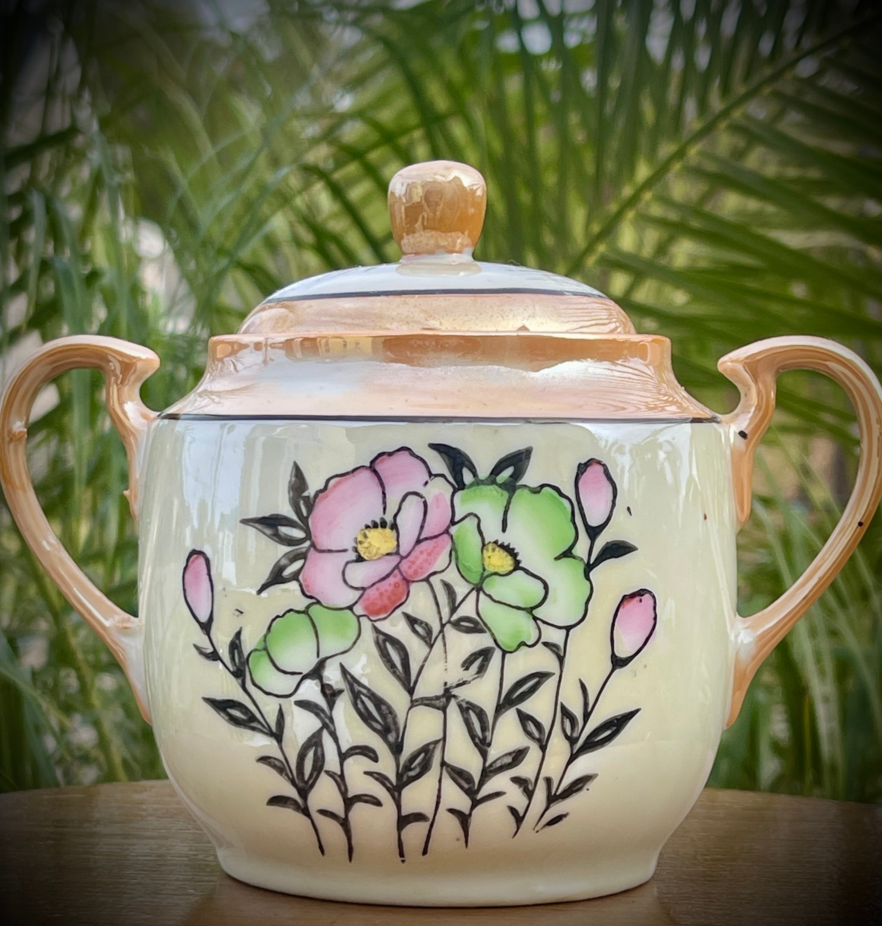 Lusterware Sugar Bowl Creamer Japan - Etsy Lusterware Sugar Bowl Creamer Japan - Etsy