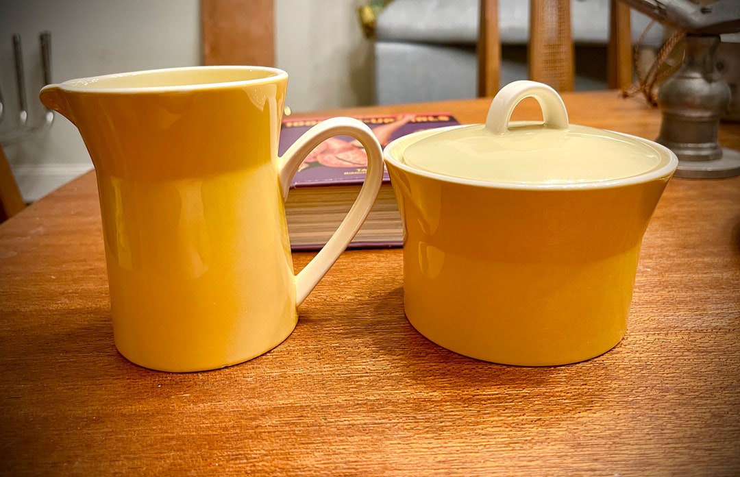 Vintage Mikasa Creamer and Sugar Bowl Set Etsy