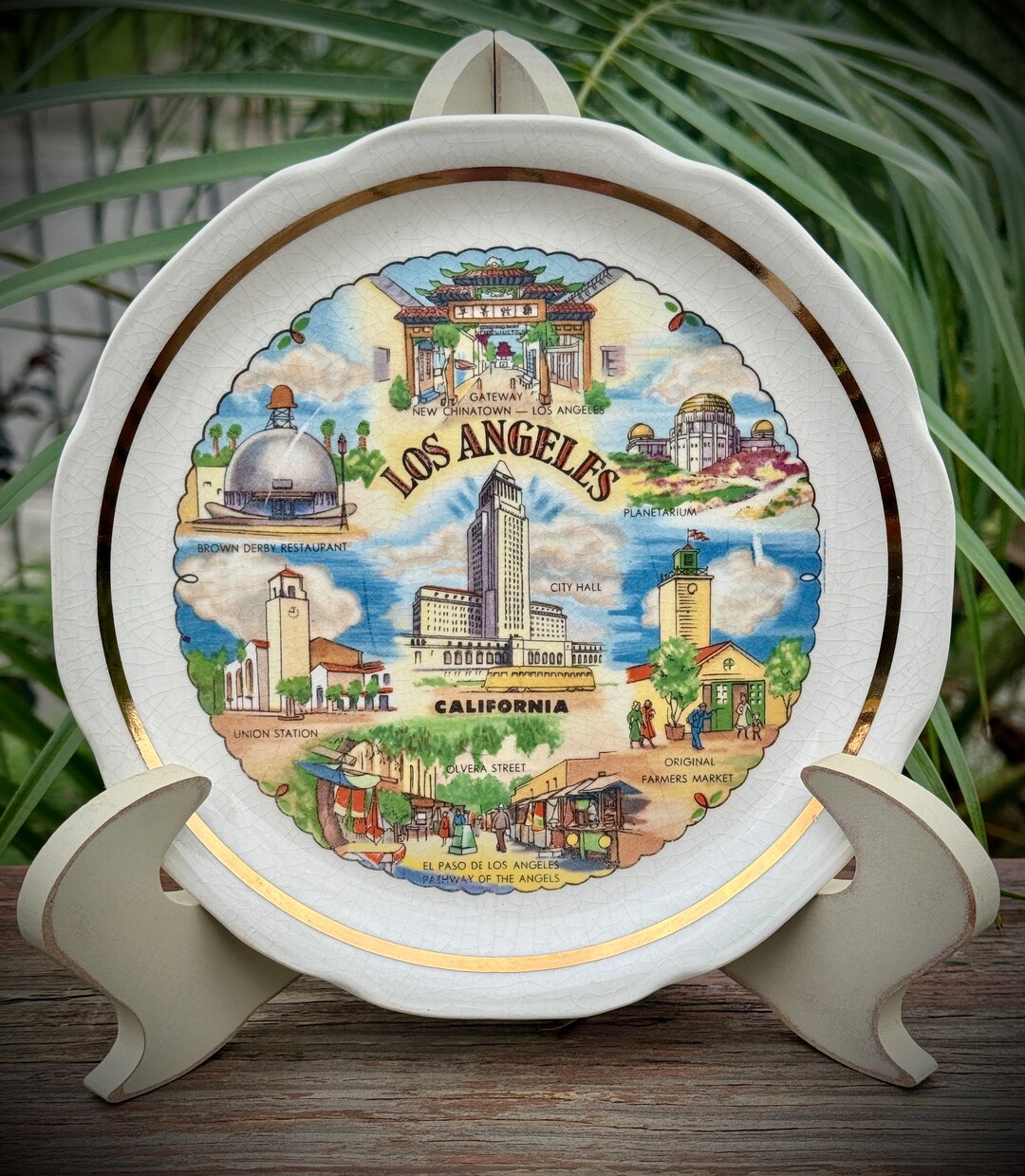 Koelkastmagneet Santa Monica Los Angeles Californië USA souvenir toerisme verzameling geschenk decoratie huis en keuken sticker magnetisch kerstman Monica America koelkastmagneet