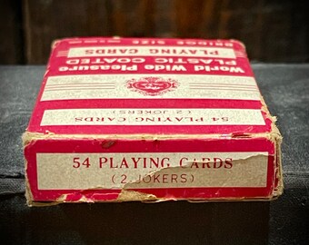 Vintage Playing Card Deck - Etsy