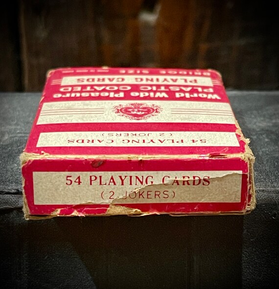 Vintage Playing Card Deck - Etsy Vintage Playing Card Deck - Etsy