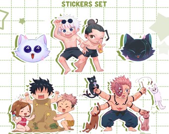 Jujutsu Kaisen Pegatinas