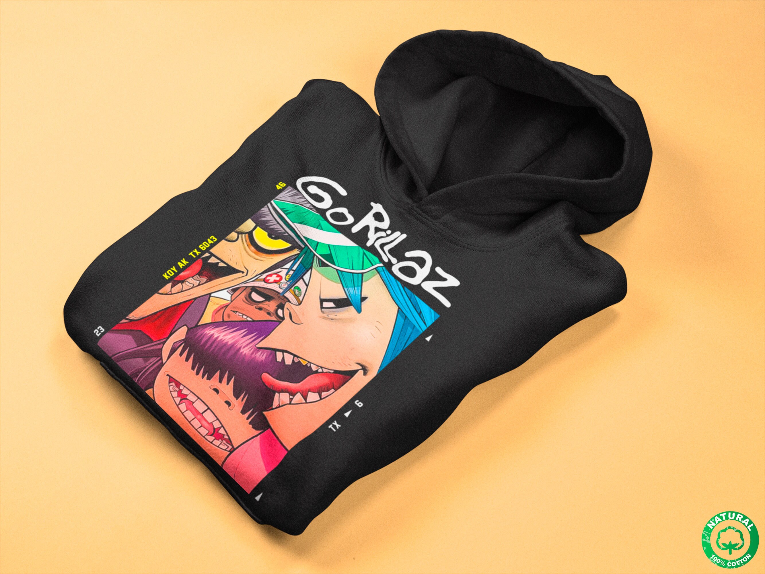 gorillaz bonesy hoodie