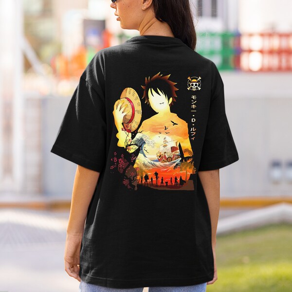 Buy One Piece Anime T Shirt Online In India Etsy India