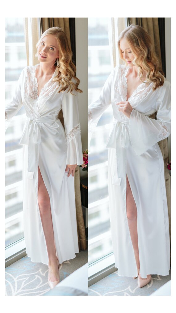 white robes for brides