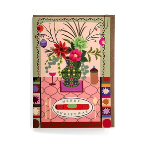 Pabellón - Estilo de vida 'Feliz Navidad' - Tarjeta de Navidad - Tarjeta de Navidad - Tarjeta gráfica - Tarjeta de arte - Colorido - Colorido - Alegre - Alegría