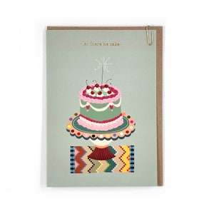 Pavillon - OBJET Let There Be Cake - Grußkarte - Kuchen - Bunt - Botanik - Interiors - Dekor - Interior Design - Illustriert
