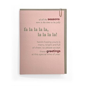 Pabellón - Cita 'Saludos de temporada' - Tarjeta de felicitación - Tarjeta de Navidad - Tarjeta de Navidad - Felicitaciones de temporada - Frustrado