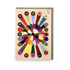 Pabellón - Circo 'Dazzler' - Tarjeta de felicitación - Pintura - Tarjeta de arte - Colorido - Colorido - Moderno - Circo - Frustrado - Florete