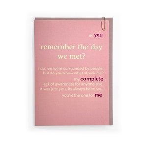 Pavilion - Quote 'You Complete Me' - Wenskaart - Valentijn - Liefde - Roze - Folie