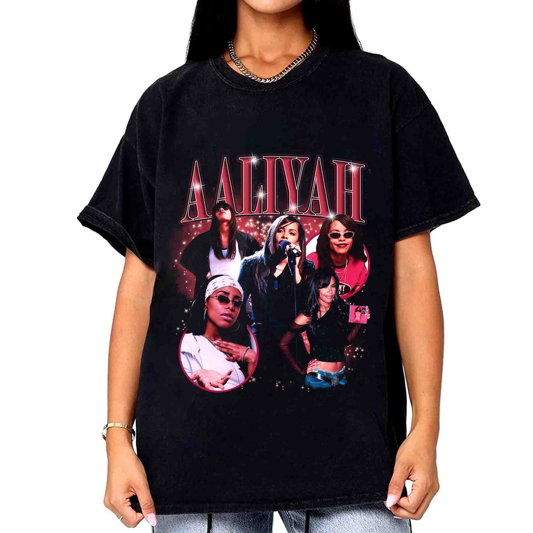 90s Vintage Official Aaliyah Fan Shirt main image 0