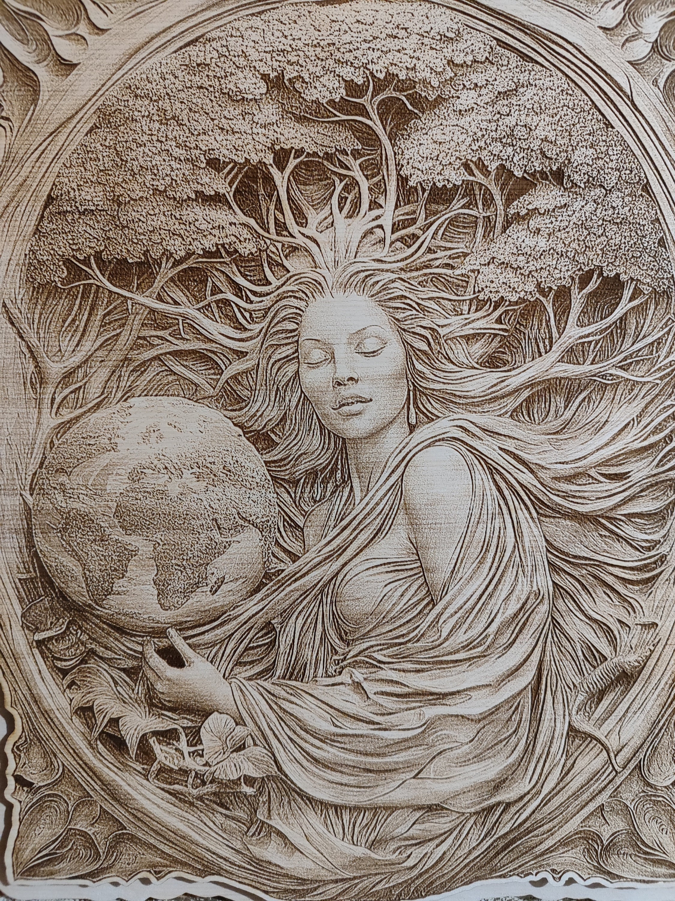 ガイア大地母神、手作りギリシャ神話の祭壇アート - Etsy 日本