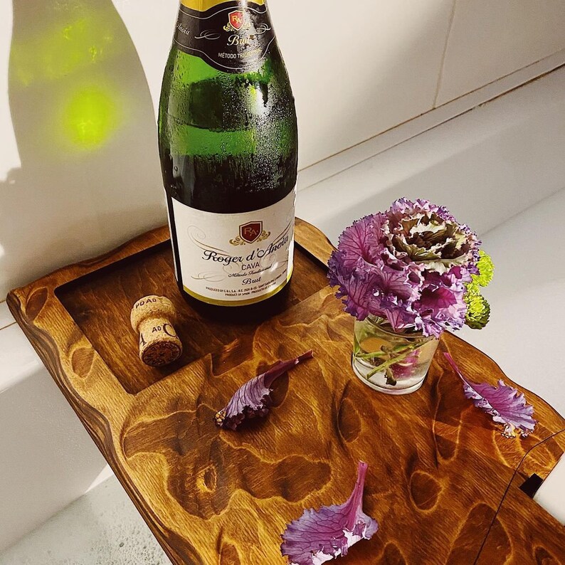 bath caddy wine