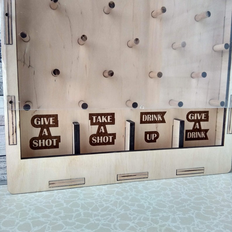 Drinko Plinko Board Plinko Bottle Opener Plinko Game Etsy