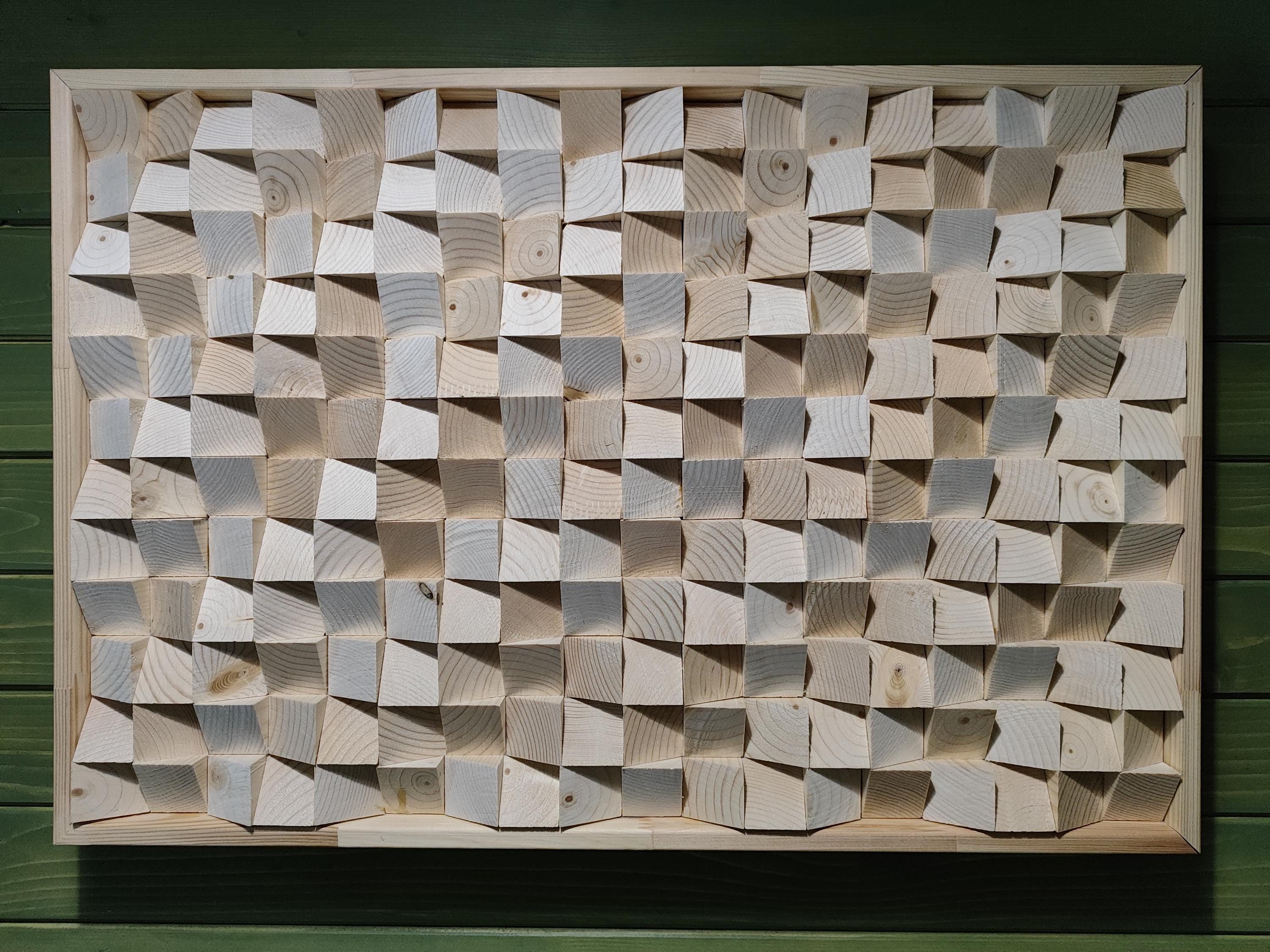 Acoustic Wood Diffuser Panel, Noise Reduction, Home Studio Decor - Etsy