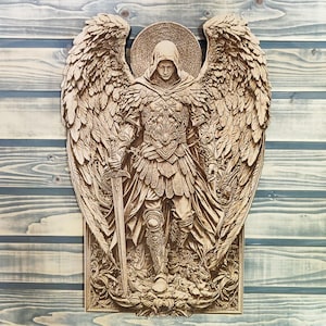 アダムとイブ、木製レーザー彫刻聖書場面、現代キリスト教美術 - Etsy 日本