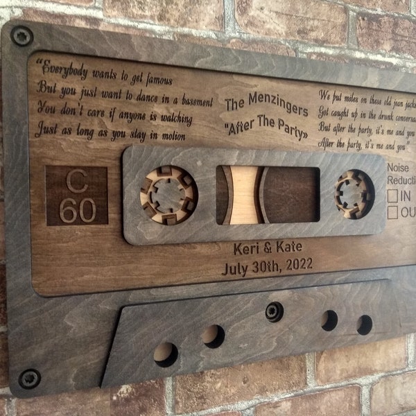 Custom Cassette Tape Etsy