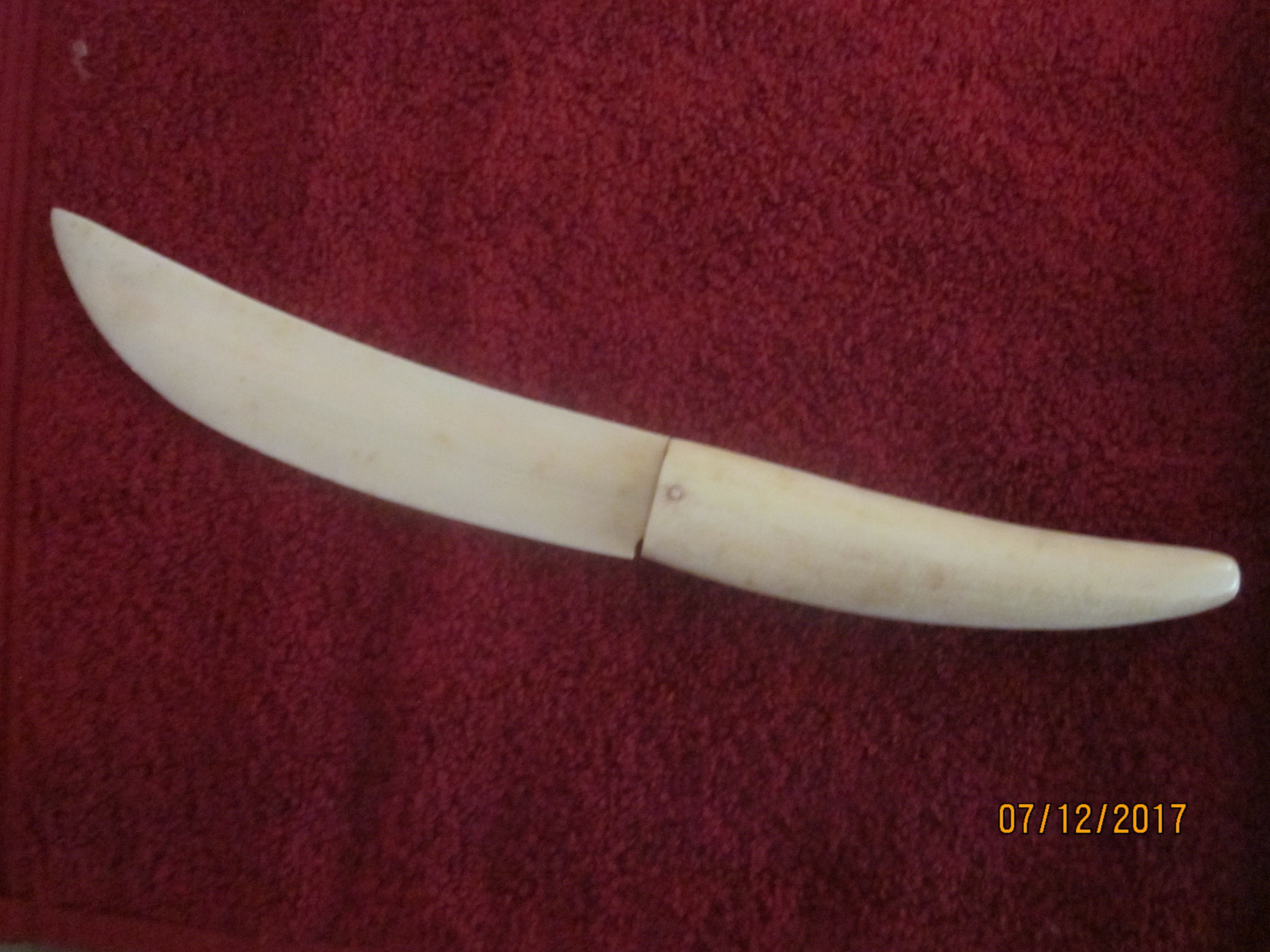 Antique Ivory Letter Opener curved sharp Etsy