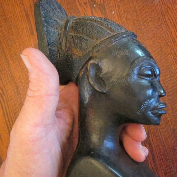African Ebony Bust Etsy