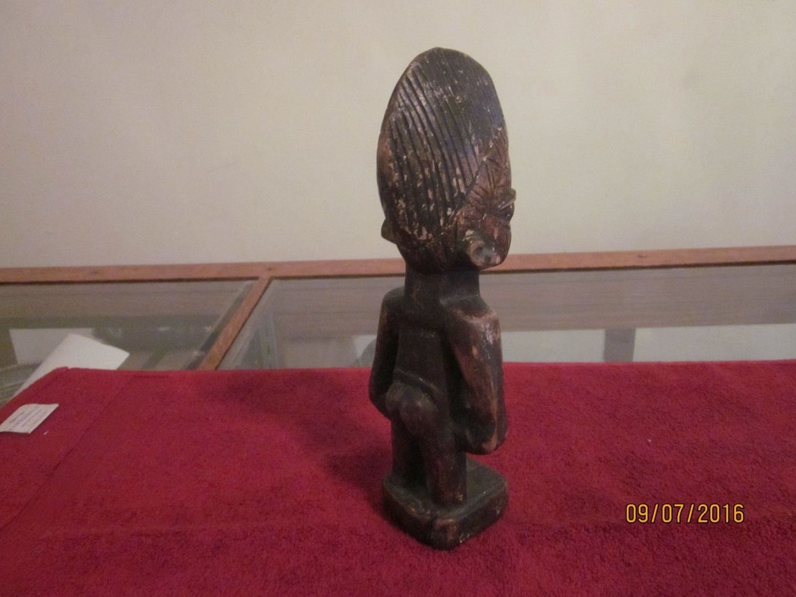 1 Antique African Fertility Statue or Sculpture Carved Wood Etsy