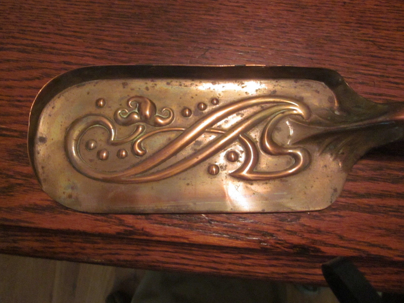 1 Art Nouveau Beldray Copper Crumb Tray Original Patina Etsy Australia