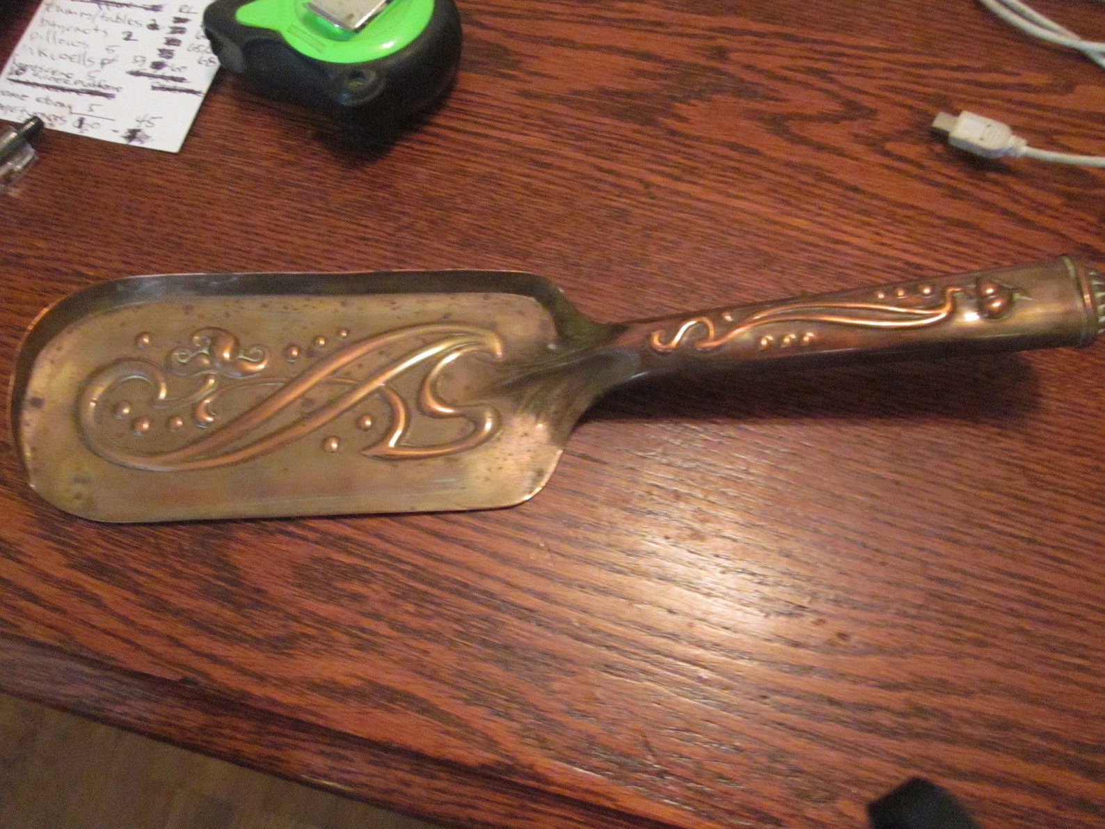 1 Art Nouveau Beldray Copper Crumb Tray Original Patina Etsy Australia