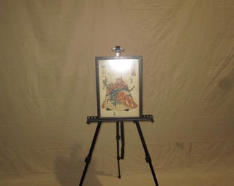 Grabado japonés antiguo en madera