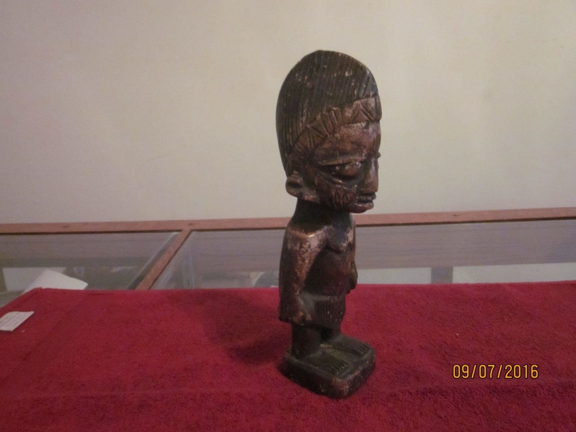 1 Antique African Fertility Statue or Sculpture Carved Wood Etsy