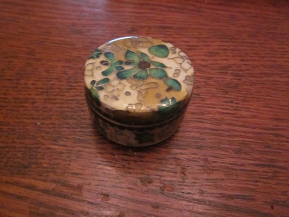 a Cloisonne Pill Box #2 - image 1