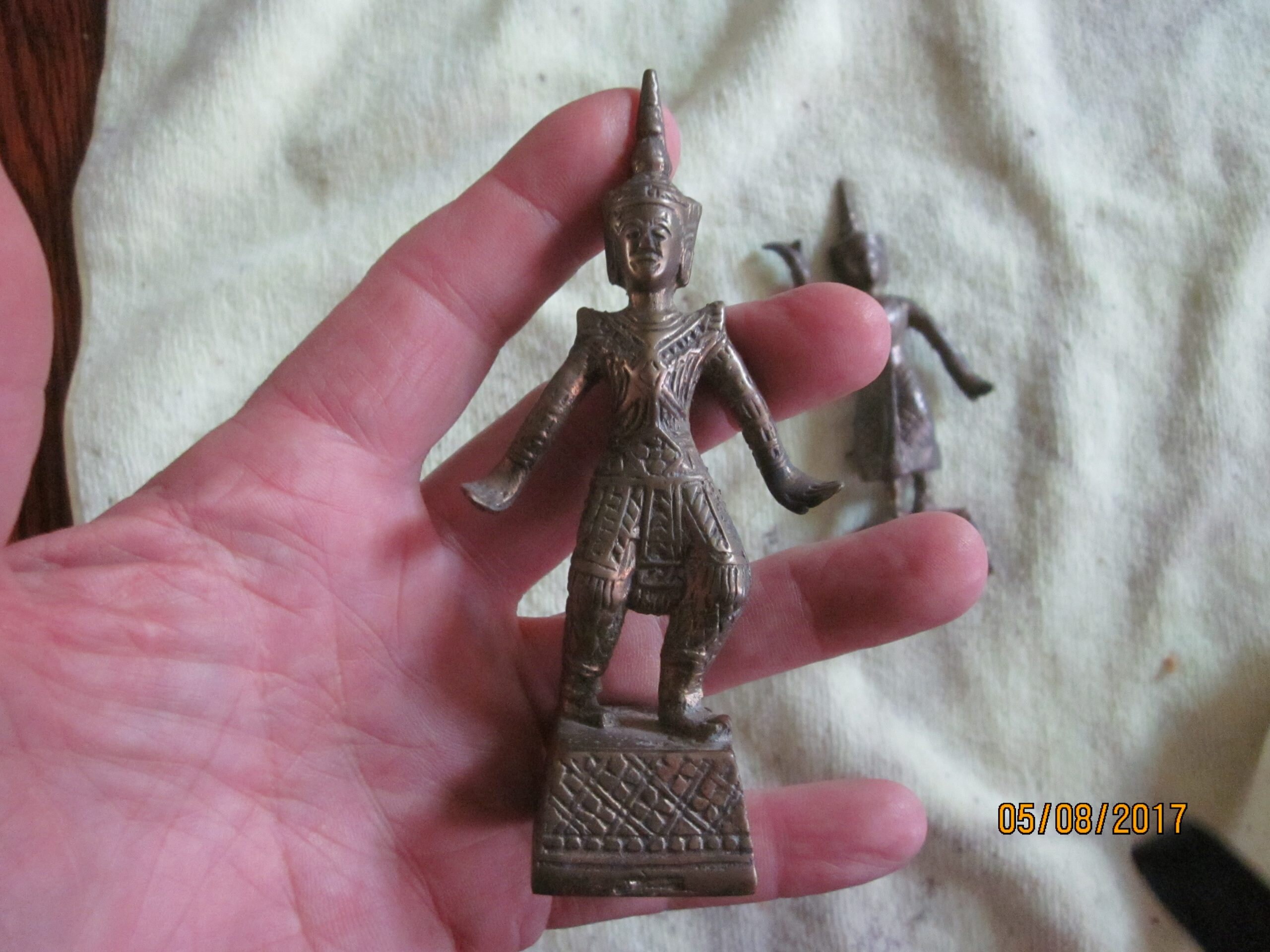 A Pair of Vintage Bronze Indian Dancer Figurines Etsy Australia