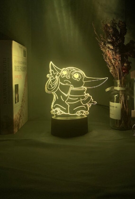 Free Shipping 3d Led Veilleuse Star Wars Bebe Yoda Chambre Etsy Free Shipping 3d Led Veilleuse Star Wars Bebe Yoda Chambre Etsy