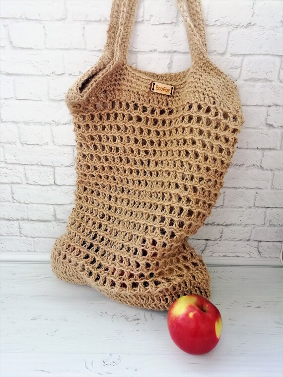 crochet jute bag pattern