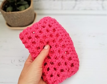 Сotton napkin for cleaning the kitchen, cleaning pad, tawashi in natural cotton - zero waste, plastic free kitchen.