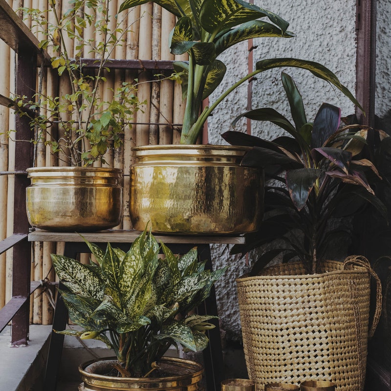 Brass Planter - Etsy