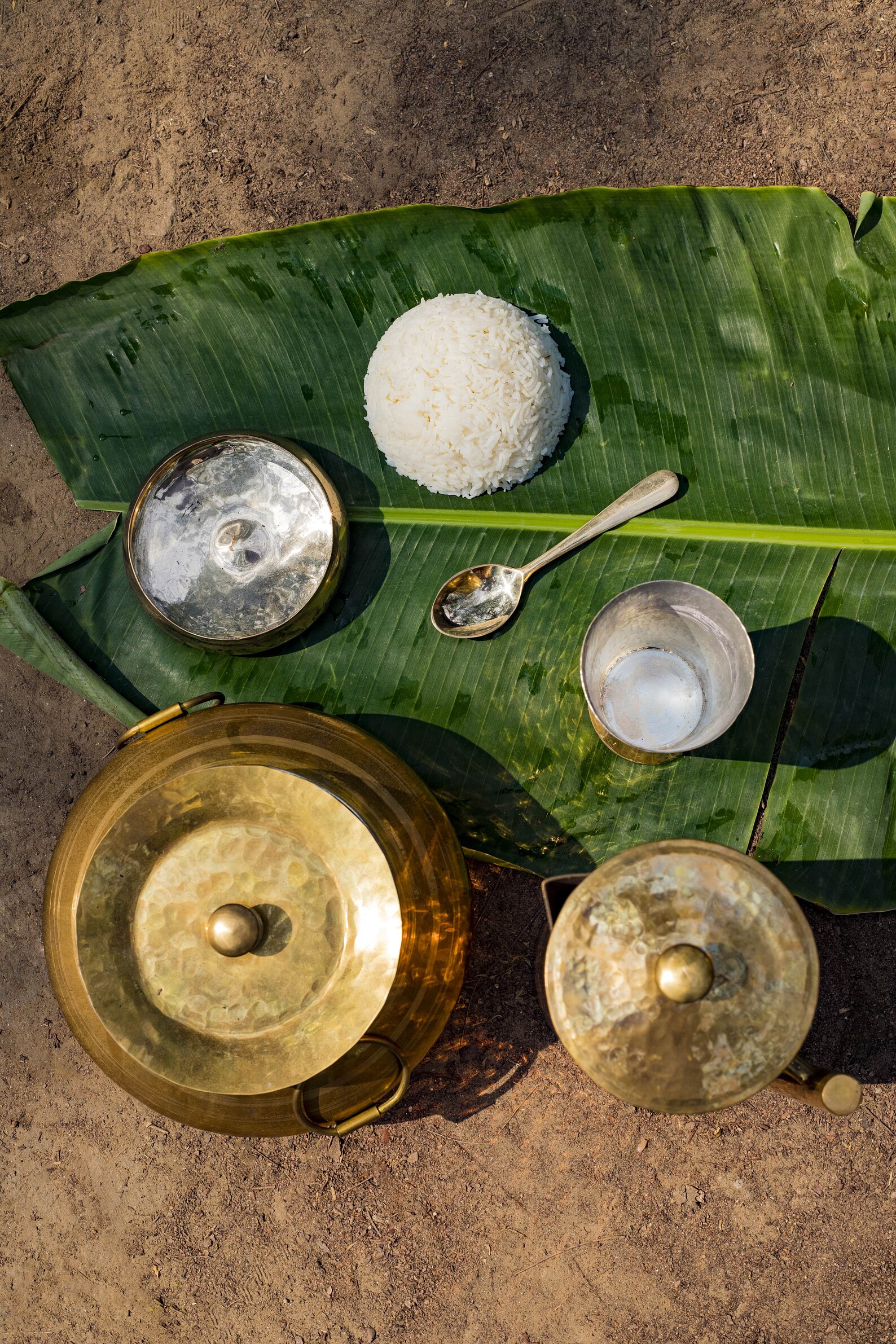Brass Cooking Pots in Brass Utensils and Cookware with Serving Etsy