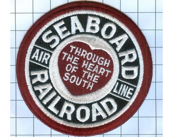 SEABOARD AIR LINE Railroad PATCH Through the Heart of the South IRON ON